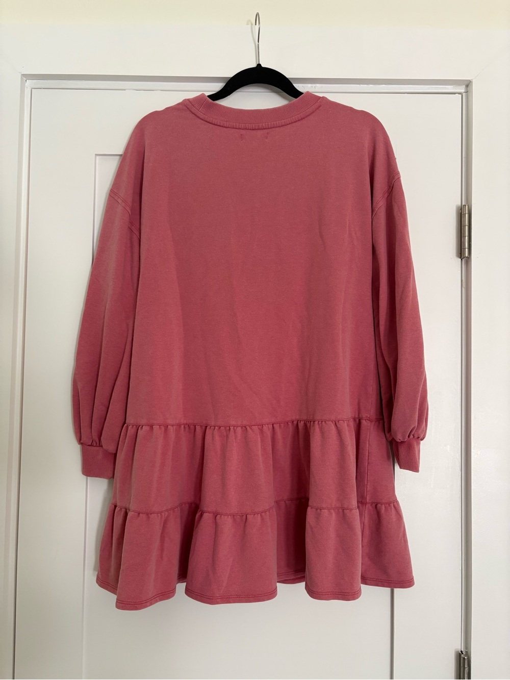 Nordstrom BP Drop Waist Long Sleeve Babydoll Sweatshirt Dress - Picture 2 of 5